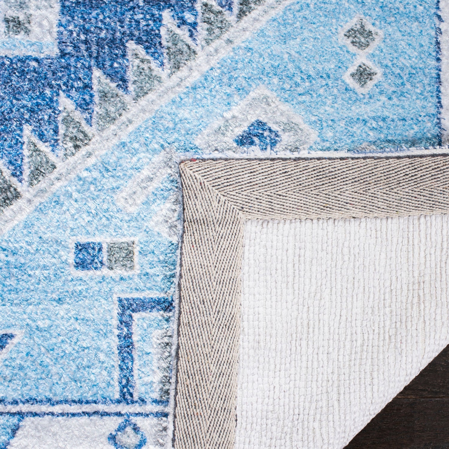 Safavieh Saffron Sfn549M Blue/Ivory Rugs.