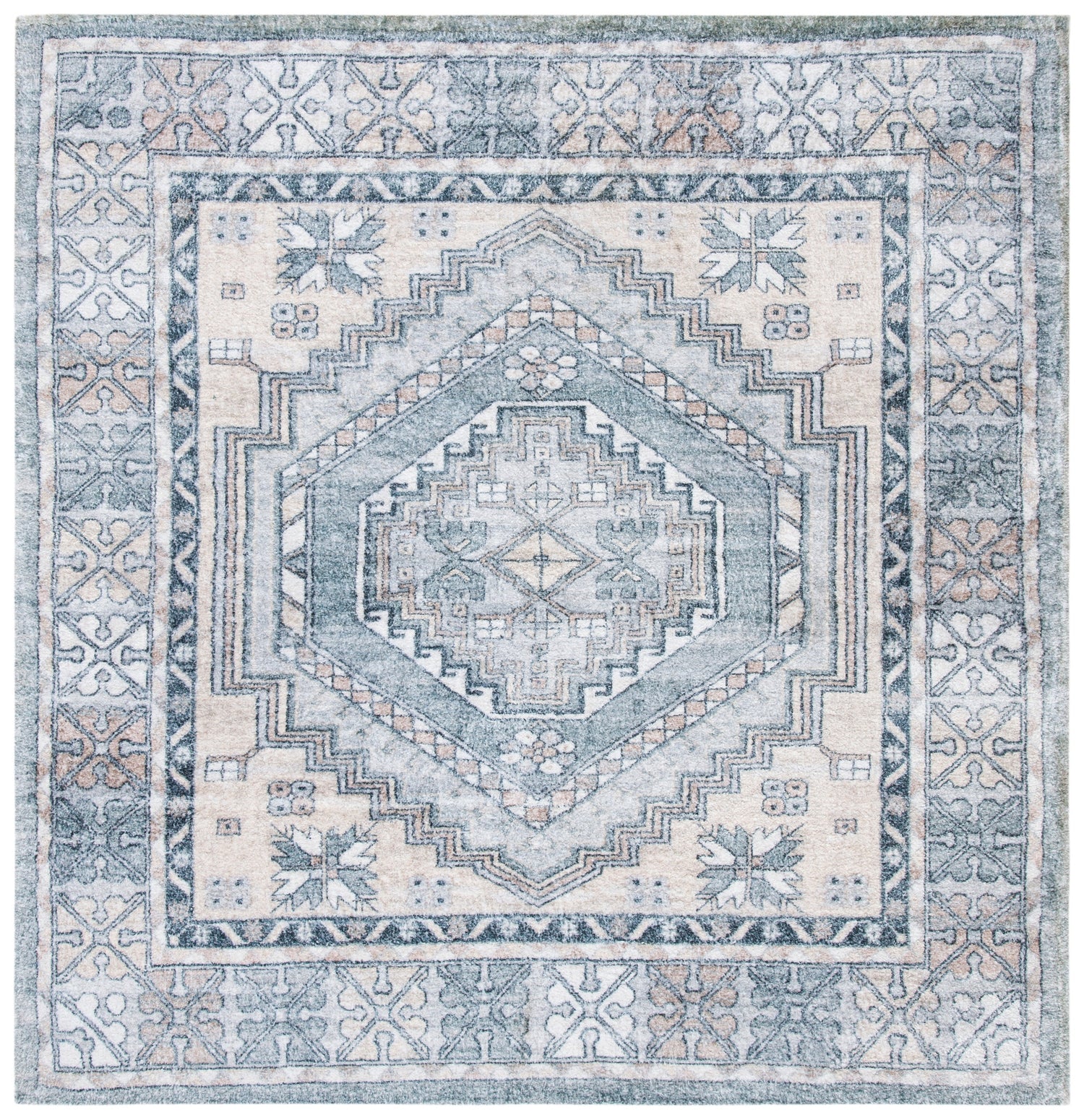 Safavieh Saffron Sfn550F Grey/Ivory Rugs.