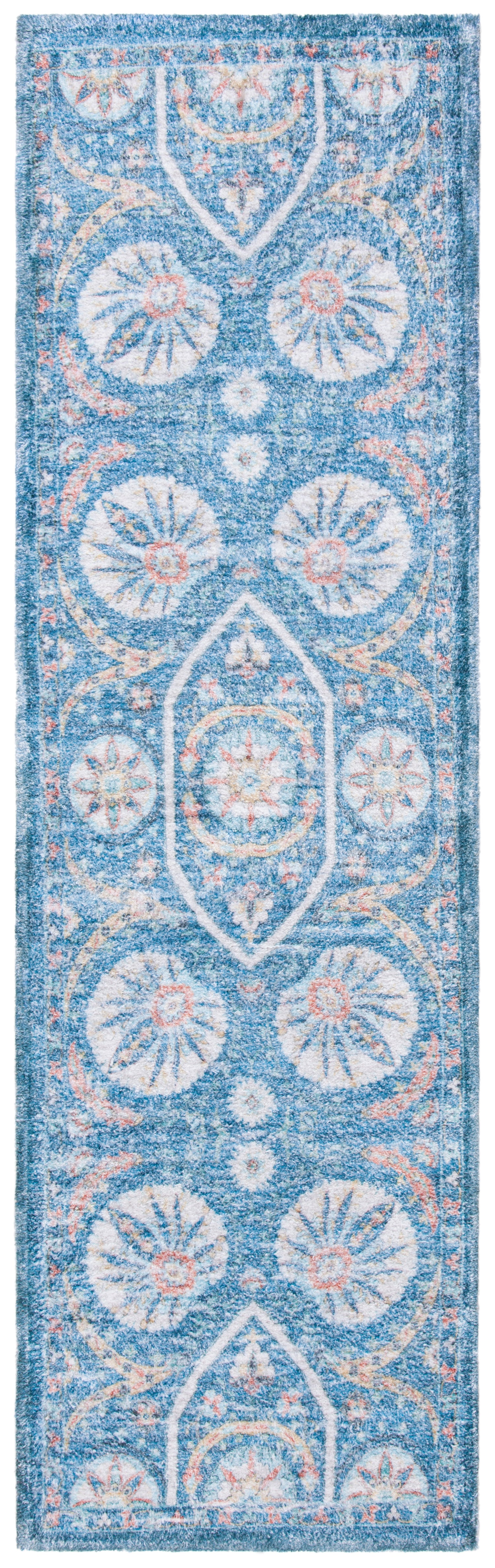 Safavieh Saffron Sfn551M Blue/Creme Rugs.