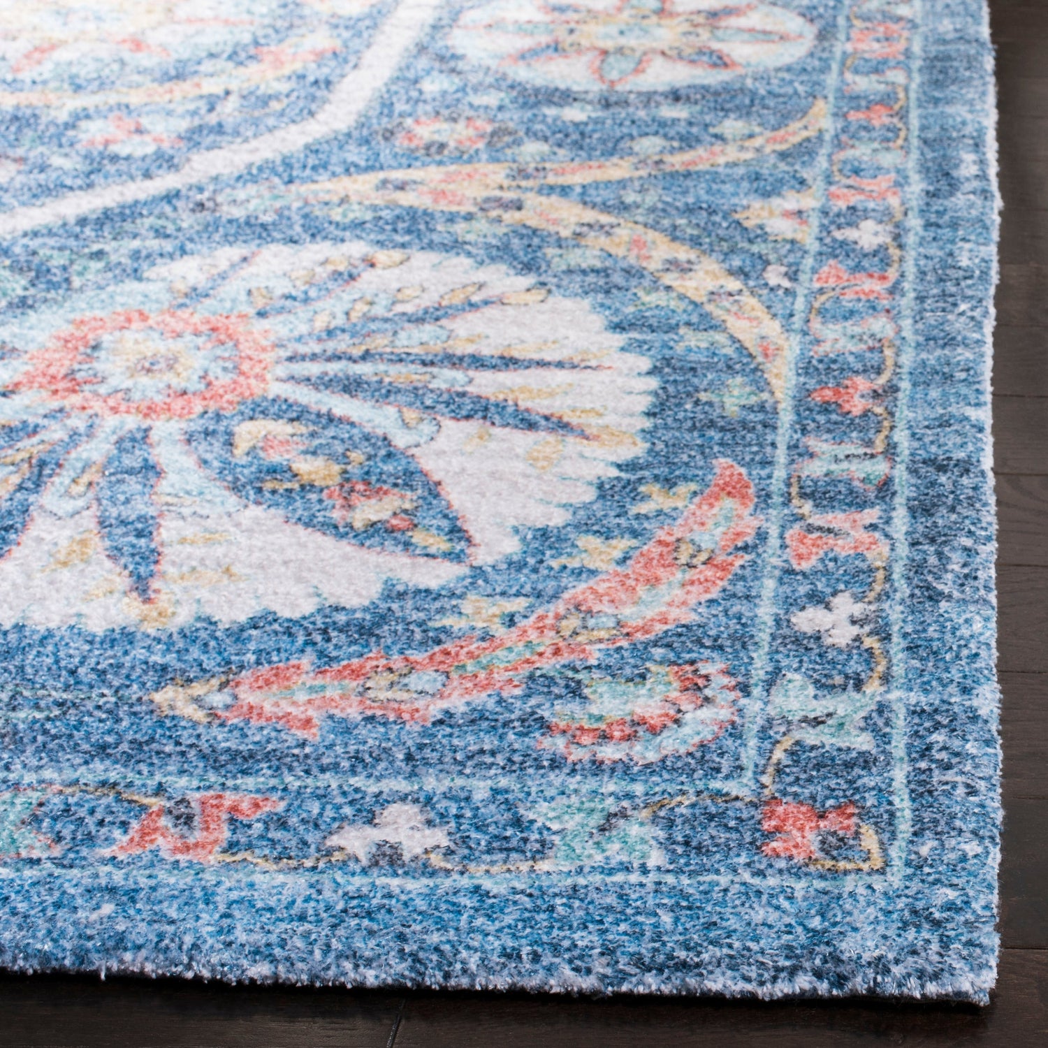 Safavieh Saffron Sfn551M Blue/Creme Rugs.