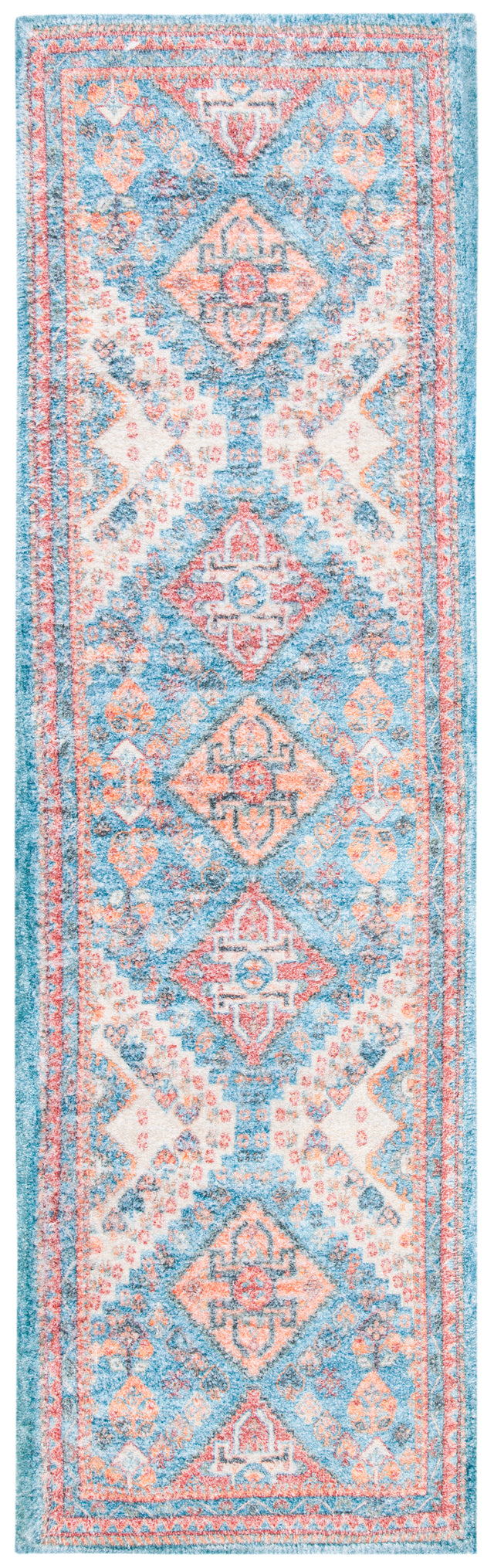 Safavieh Saffron Sfn556M Blue/Rust Rugs.
