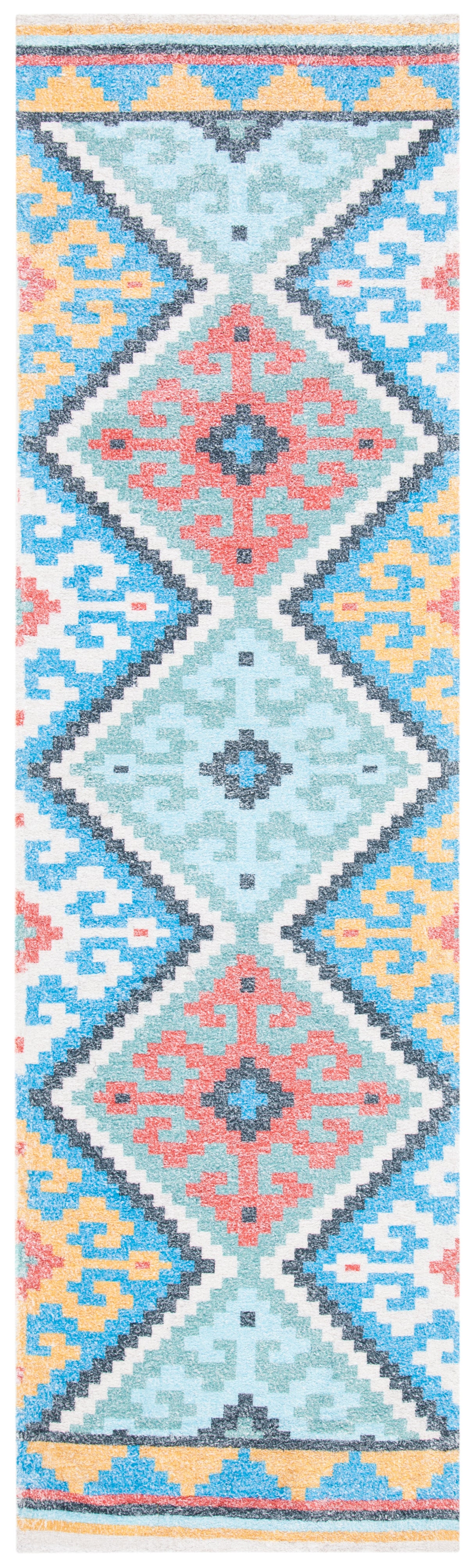 Safavieh Saffron Sfn560M Blue/Aqua Rugs.