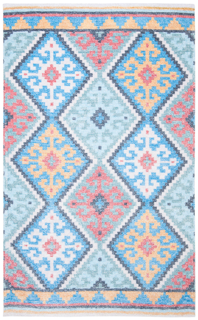 Safavieh Saffron Sfn560M Blue/Aqua Rugs.