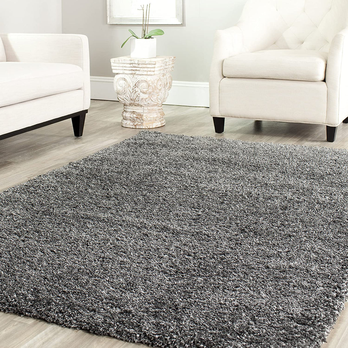 Safavieh Shag Sg151 Dark Grey Rugs.