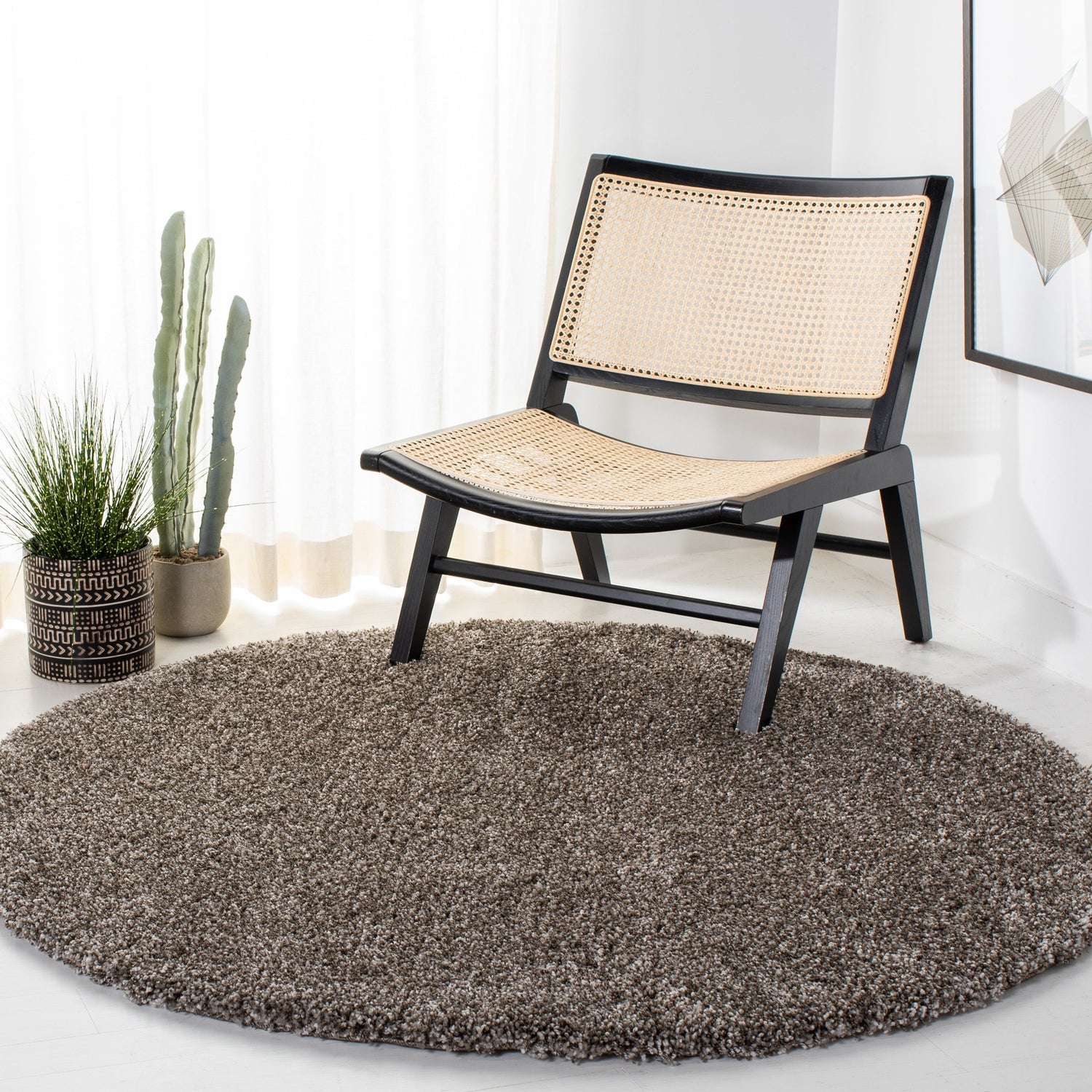 Safavieh Shag Sg180 Grey Rugs.