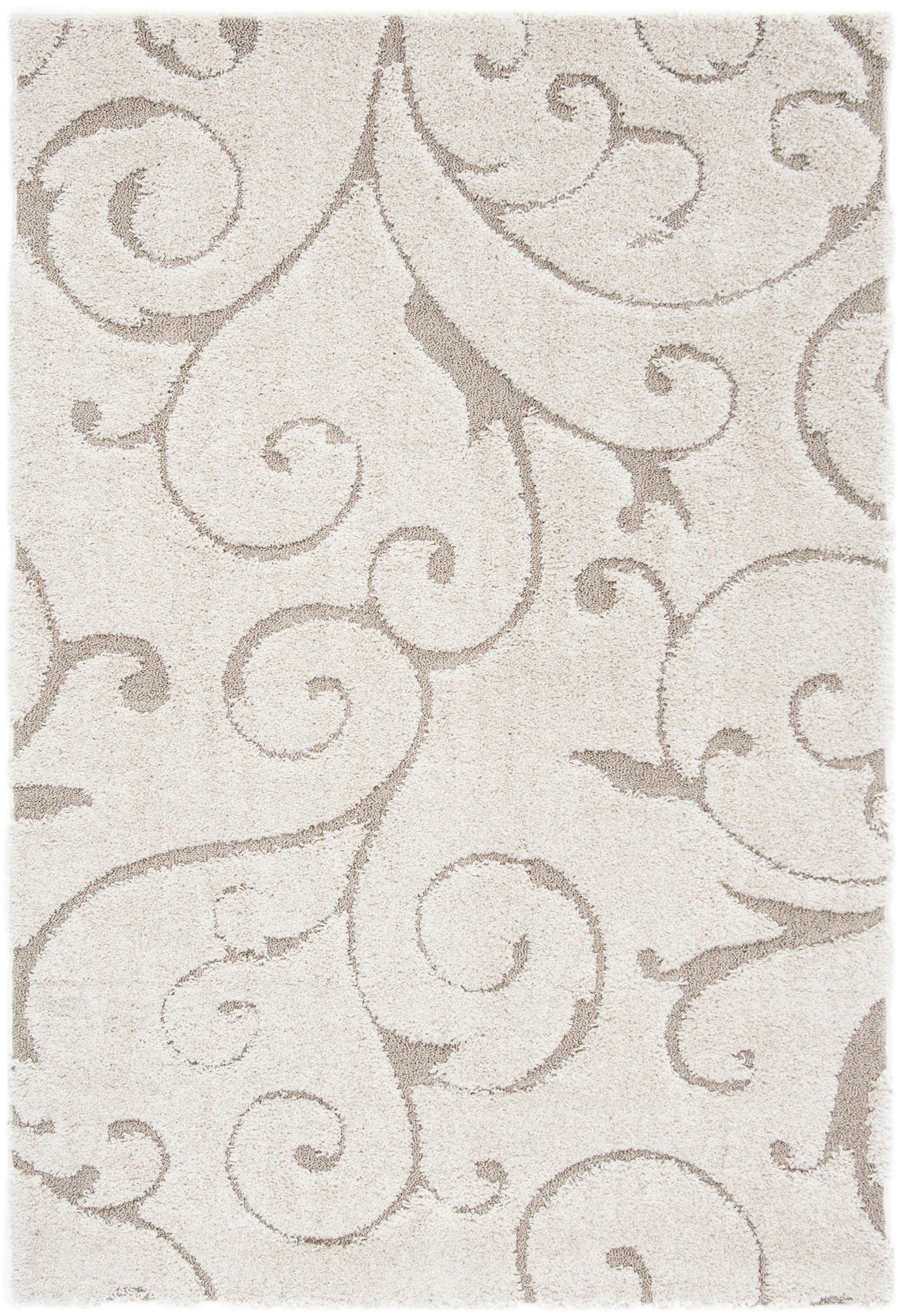 Safavieh Shag Sg455 Cream/Beige Rug.