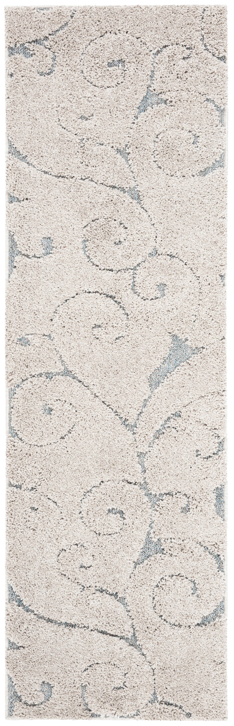 Safavieh Shag Sg455 Beige/Blue Grey Rug.