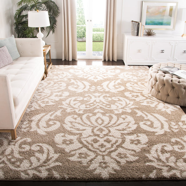 Safavieh Shag Sg460 Beige/Cream Rug.