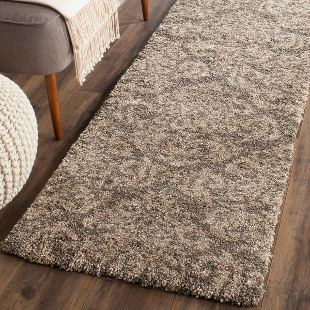 Safavieh Shag Sg460 Smoke/Beige Rug.