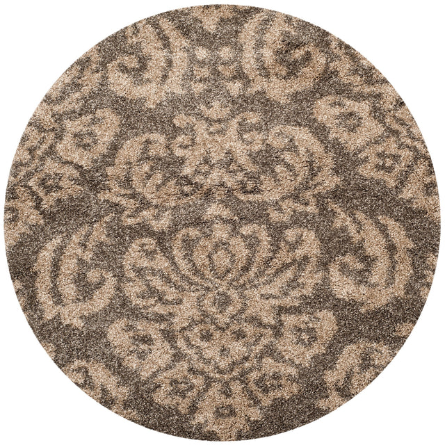Safavieh Shag Sg460 Smoke/Beige Rug.