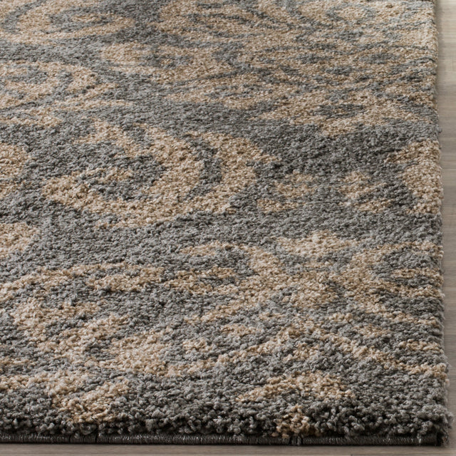 Safavieh Shag Sg460 Grey/Beige Rug.