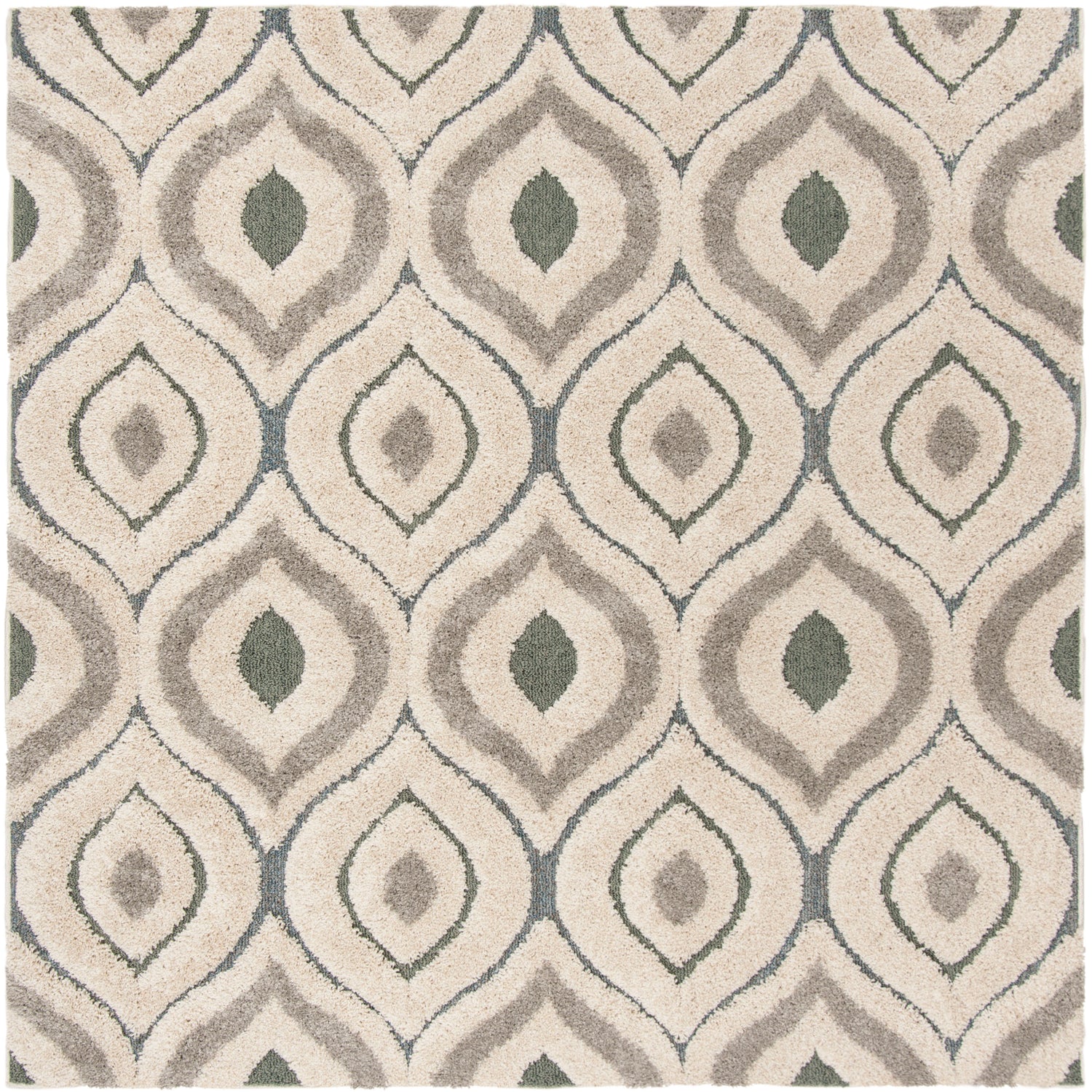 Safavieh Shag Sg461 Cream/Light Blue Rug.