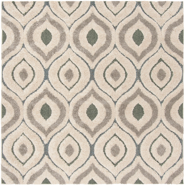 Safavieh Shag Sg461 Cream/Light Blue Rug.