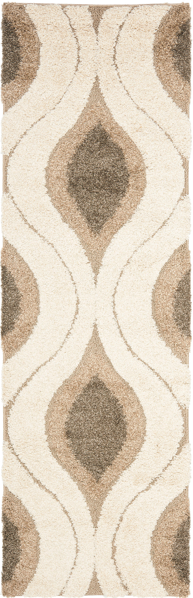 Safavieh Shag Sg461 Cream/Smoke Rug.