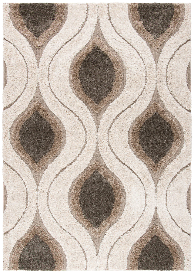 Safavieh Shag Sg461 Cream/Smoke Rug.