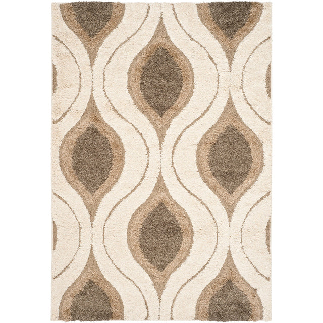 Safavieh Shag Sg461 Cream/Smoke Rug.