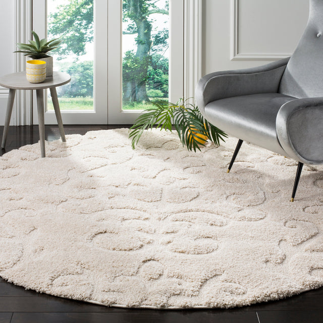 Safavieh Shag Sg470 Creme/Creme Rug.