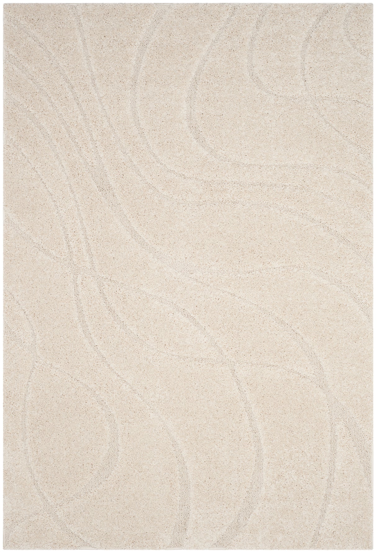 Safavieh Shag Sg471 Creme/Creme Rug.