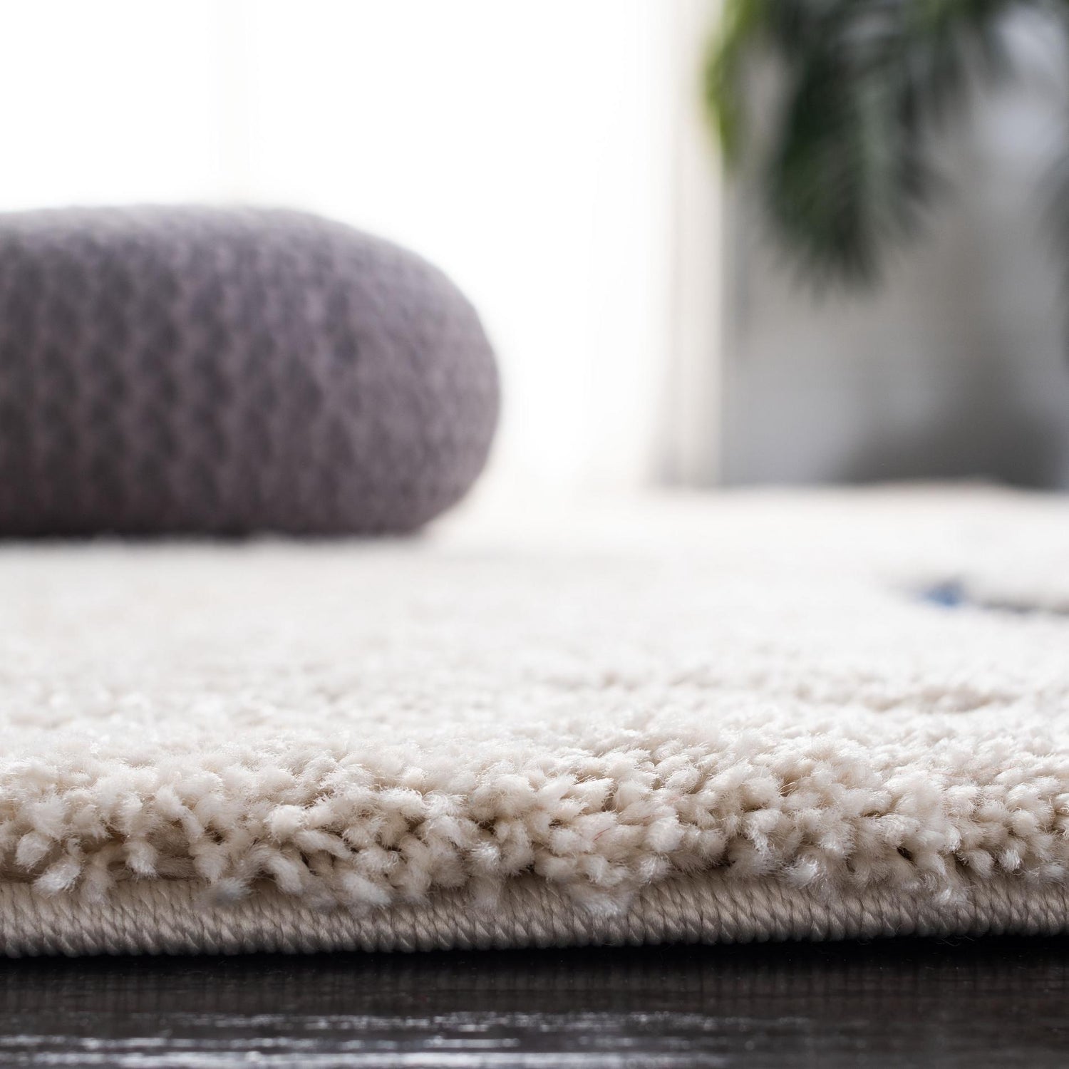Safavieh Shag Sg471 Cream/Blue Rug.