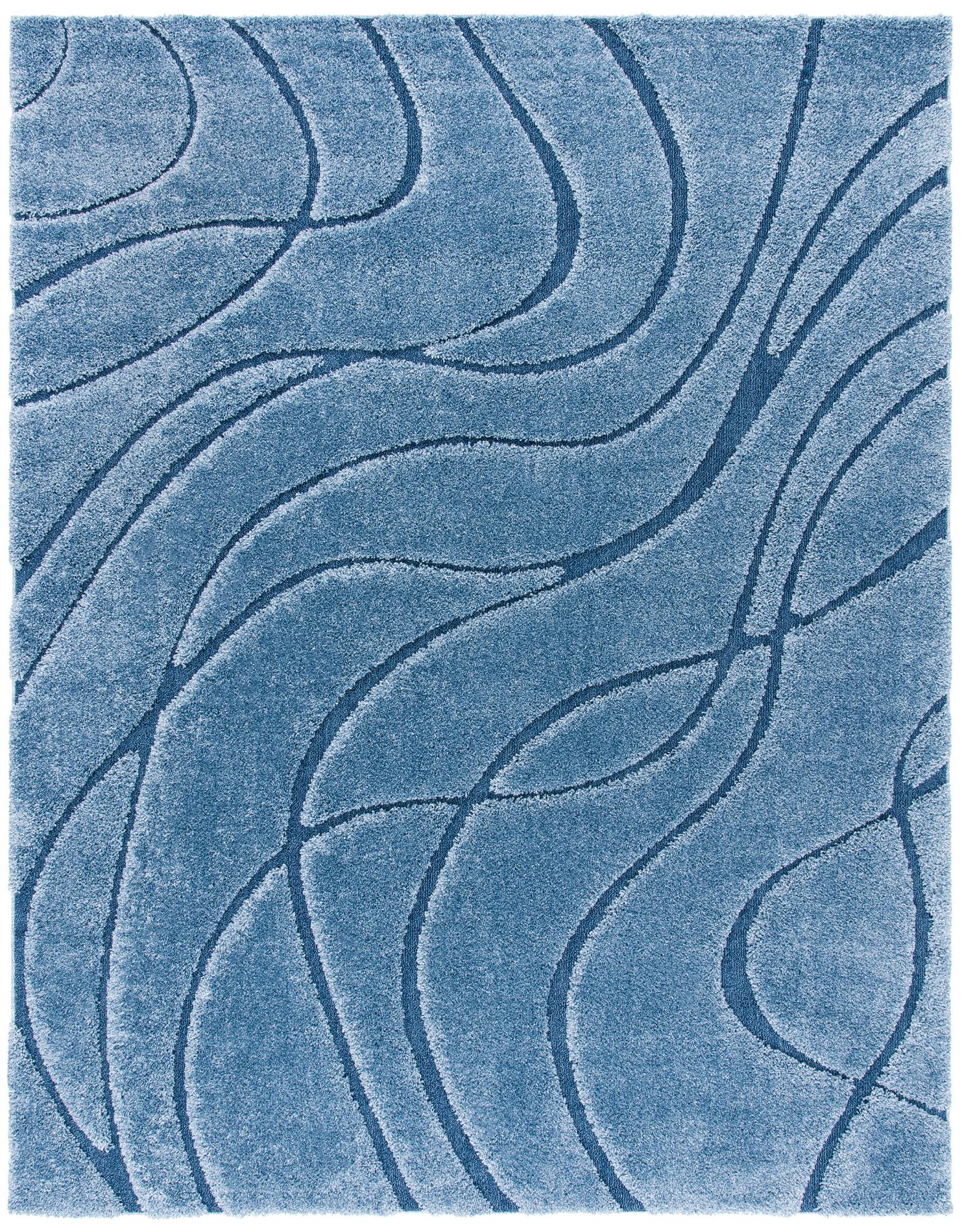 Safavieh Shag Sg471 Light Blue/Blue Rug.