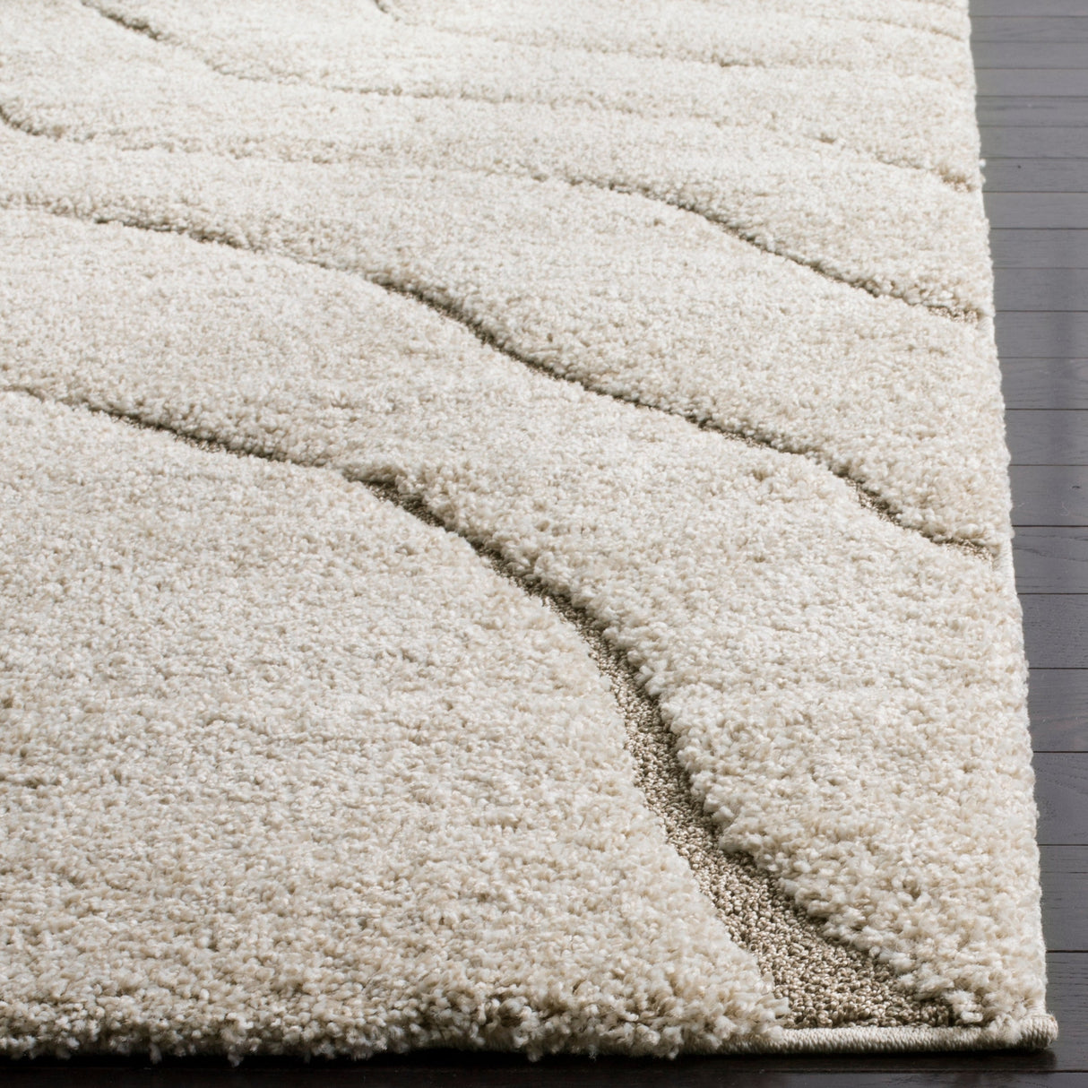 Safavieh Shag Sg472 Cream/Beige Rug.