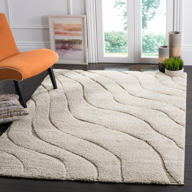 Safavieh Shag Sg472 Cream/Beige Rug.