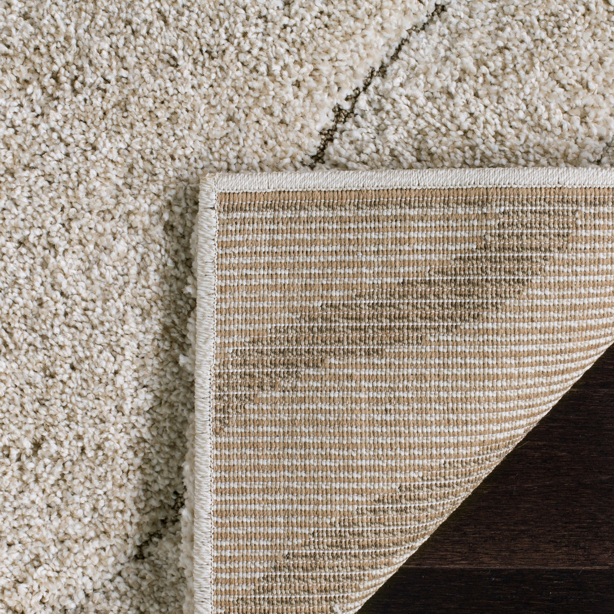 Safavieh Shag Sg472 Cream/Beige Rug.