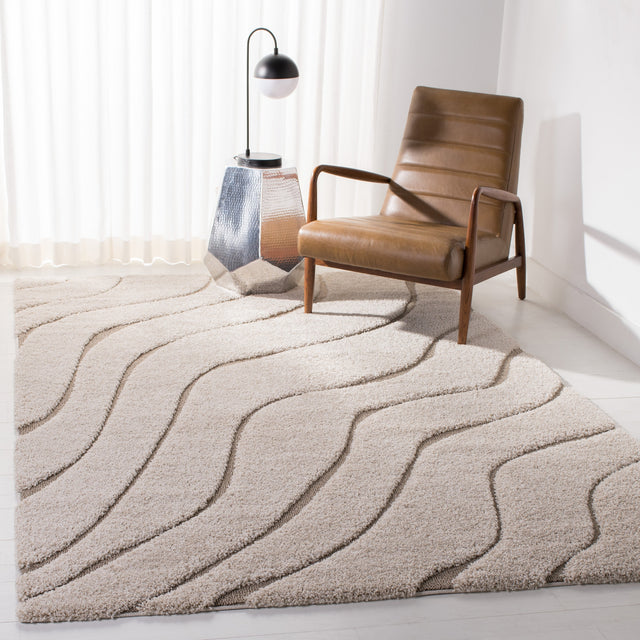 Safavieh Shag Sg472 Cream/Beige Rug.