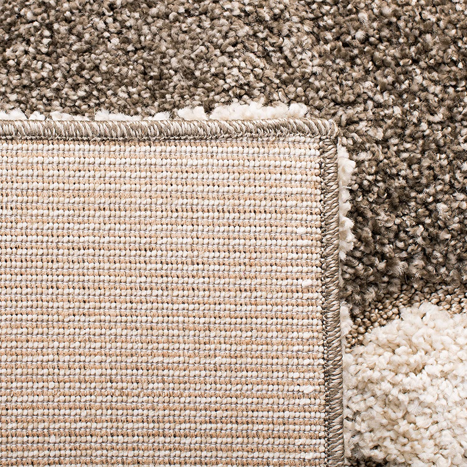 Safavieh Shag Sg473 Brown/Ivory Rugs.