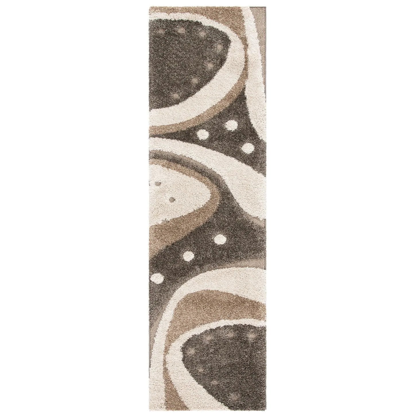 Safavieh Shag Sg473 Brown/Ivory Rugs.