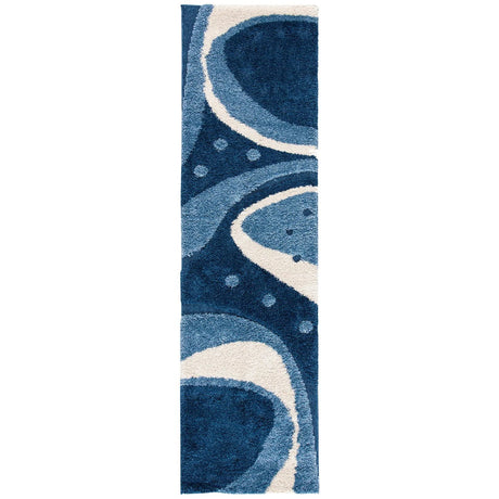 Safavieh Shag Sg473 Dark Blue/Ivory Rugs.
