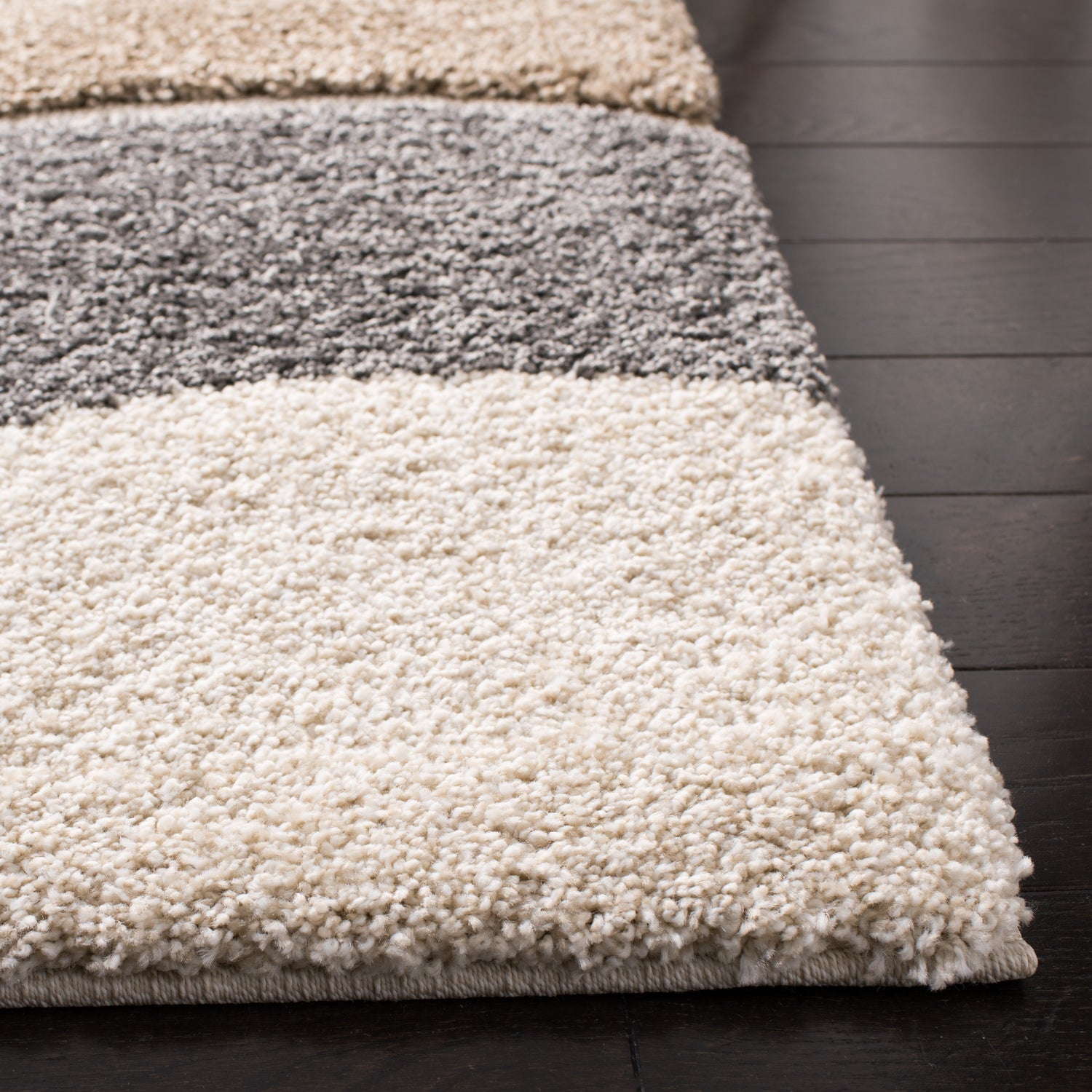 Safavieh Shag Sg475 Ivory/Grey Rugs.