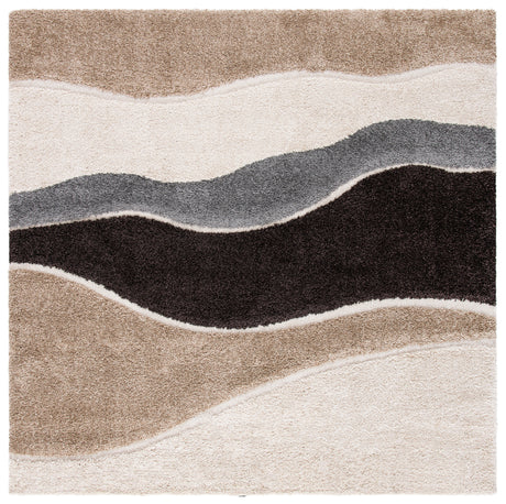 Safavieh Shag Sg475 Ivory/Grey Rugs.