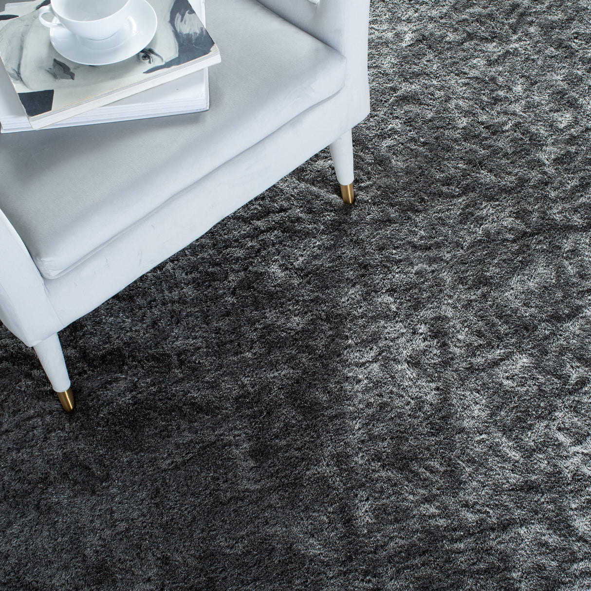 Safavieh Shag Sg512F Grey Rug.