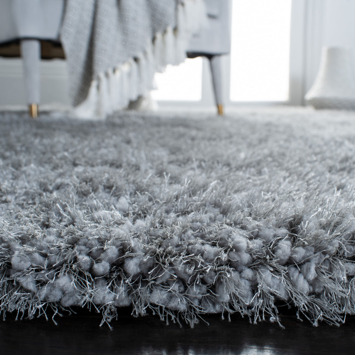 Safavieh Shag Sg532F Grey Rug.