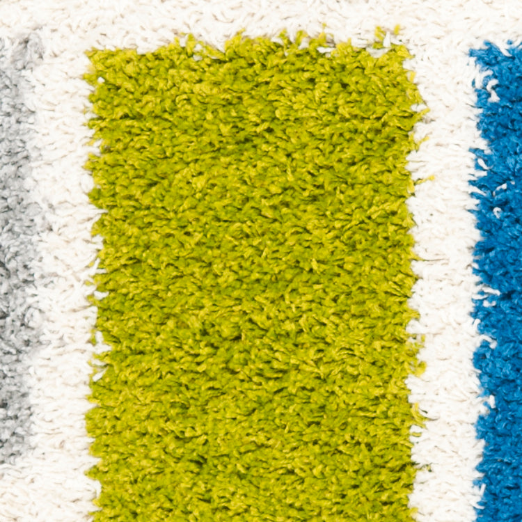 Safavieh Shag Sg911 Blue/Green Rug.