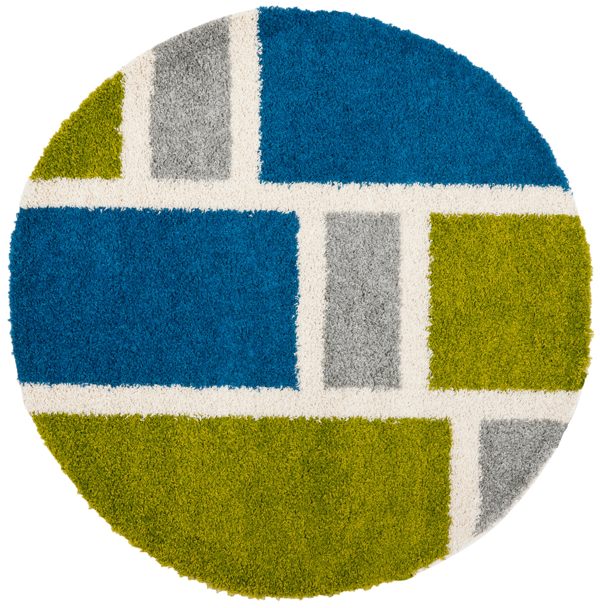 Safavieh Shag Sg911 Blue/Green Rug.