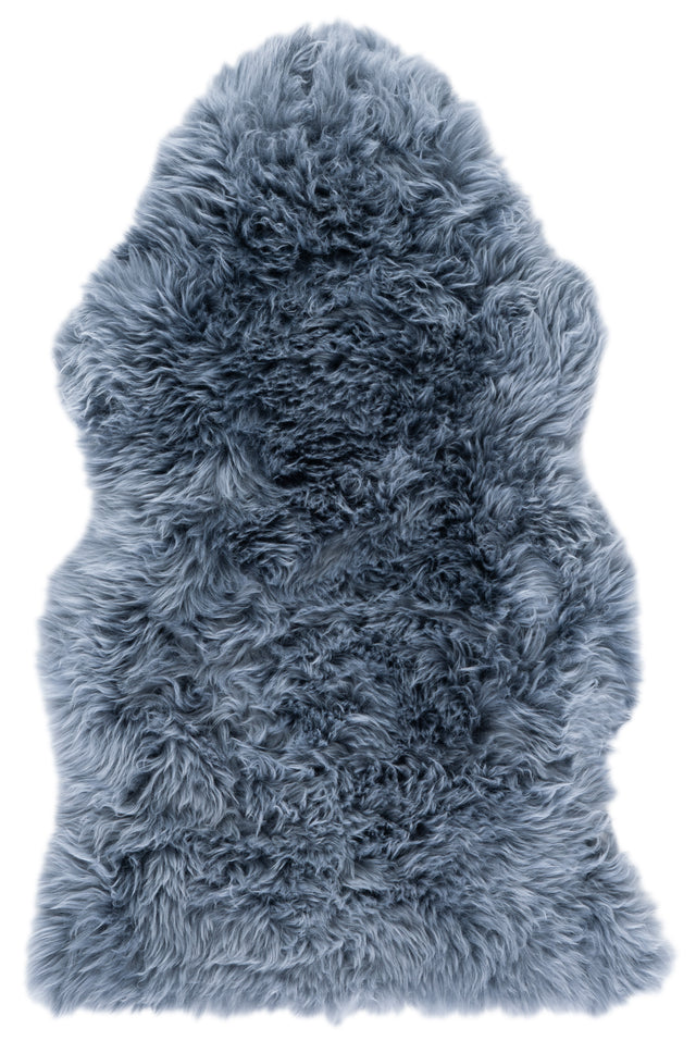 Safavieh Sheep Skin Shs121F Grey Rug.