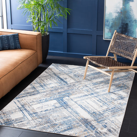 Safavieh Shivan Shv105M Ivory/Blue Rugs.