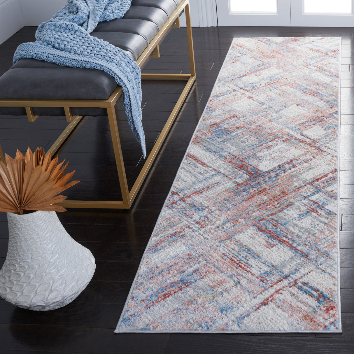 Safavieh Shivan Shv105P Ivory/Rust Rugs.
