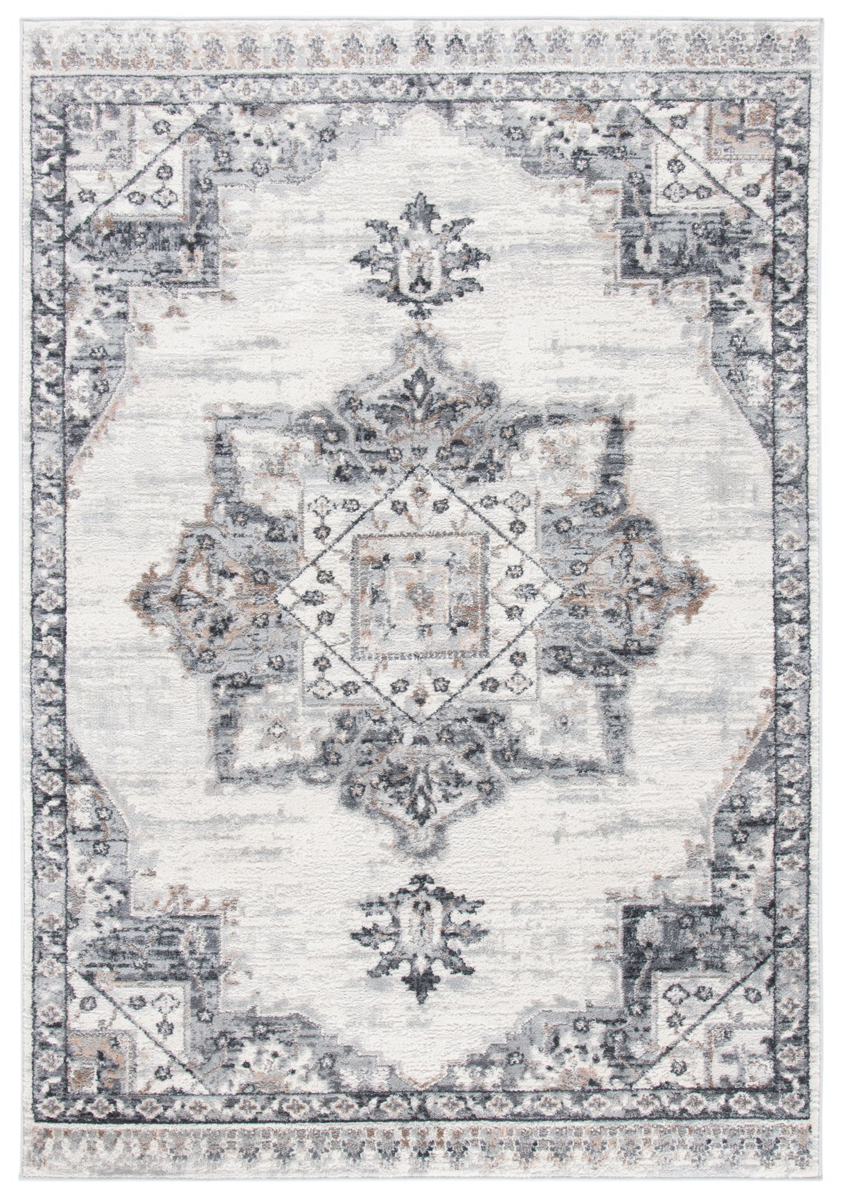 Safavieh Shivan Shv138F Ivory/Grey Rugs.