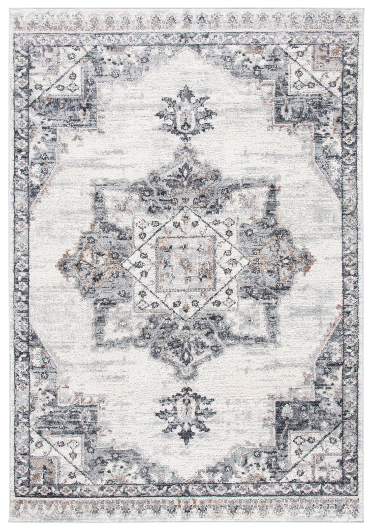 Safavieh Shivan Shv138F Ivory/Grey Rugs.