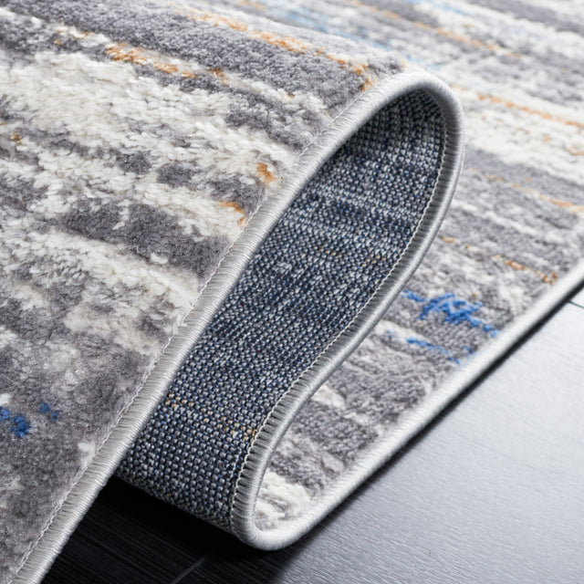 Safavieh Shivan Shv191M Light Grey/Blue Rug.