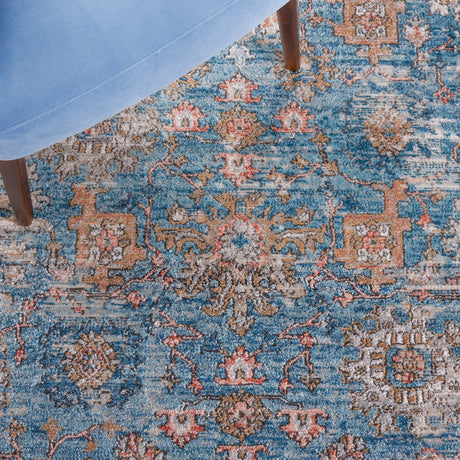 Safavieh Shivan Shv797M Blue/Red Rug.