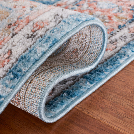 Safavieh Shivan Shv797M Blue/Red Rug.