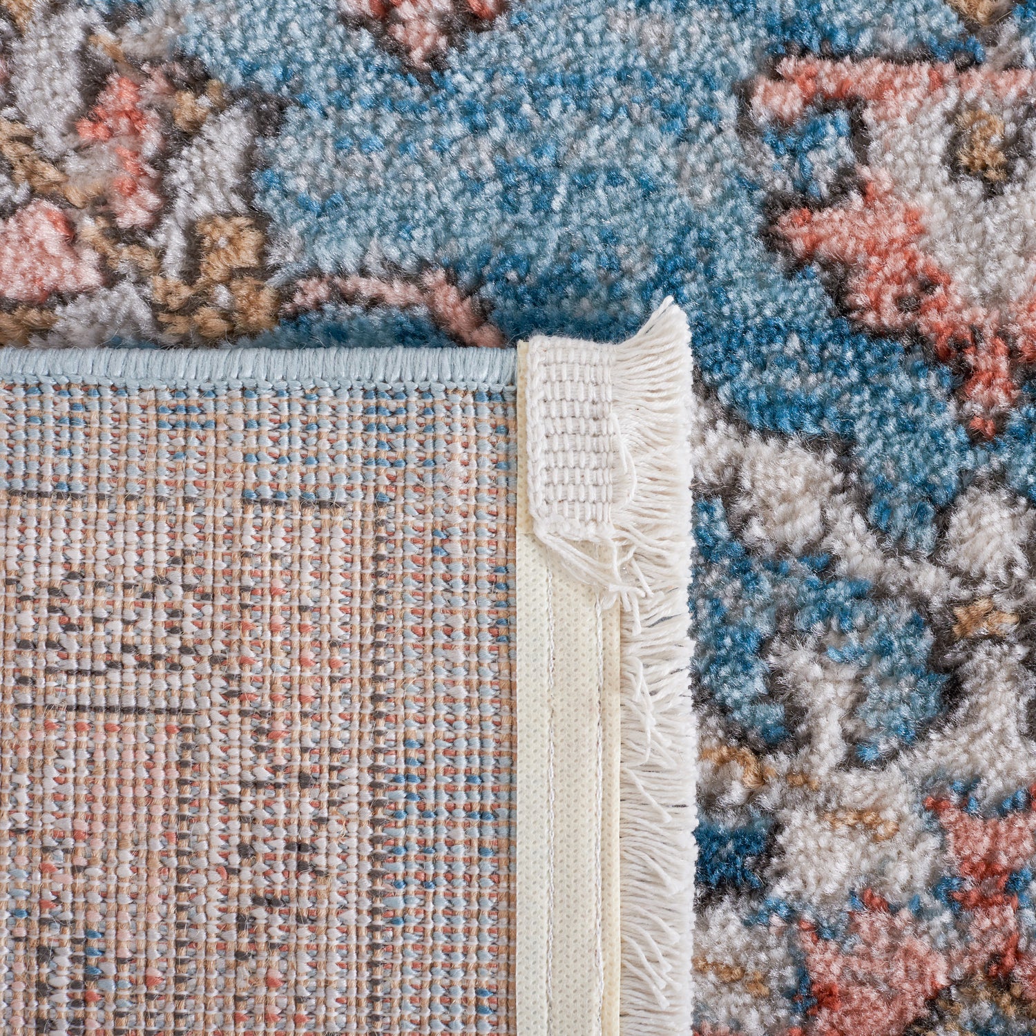 Safavieh Shivan Shv797M Blue/Red Rug.