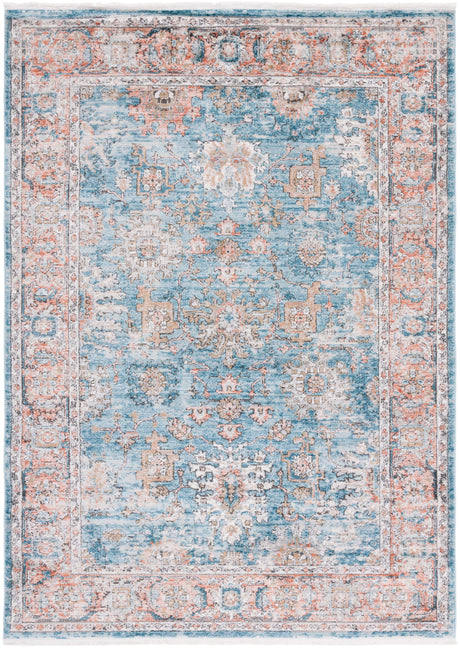 Safavieh Shivan Shv797M Blue/Red Rug.