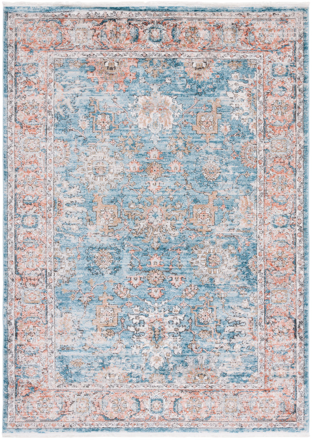 Safavieh Shivan Shv797M Blue/Red Rug.