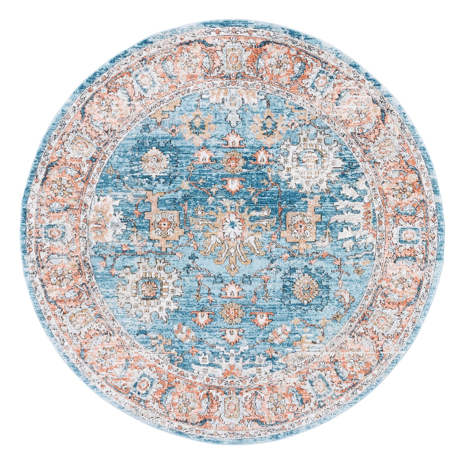 Safavieh Shivan Shv797M Blue/Red Rug.