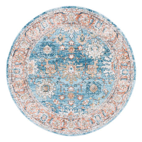 Safavieh Shivan Shv797M Blue/Red Rug.